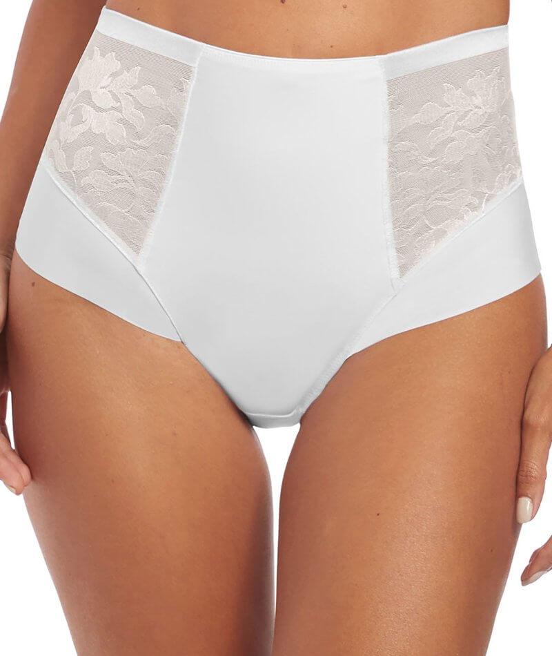 Fantasie Illusion High Waist Brief - White Knickers 8 White
